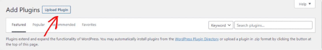 upload plugin