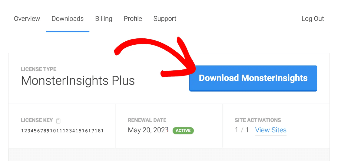 MonsterInisghts download zip file