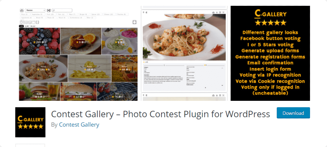 Photo Contest WordPress Plugin" To create online photo giveaways