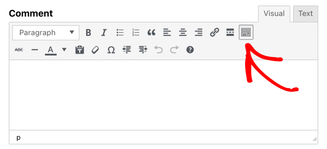 Toolbar toggle icon