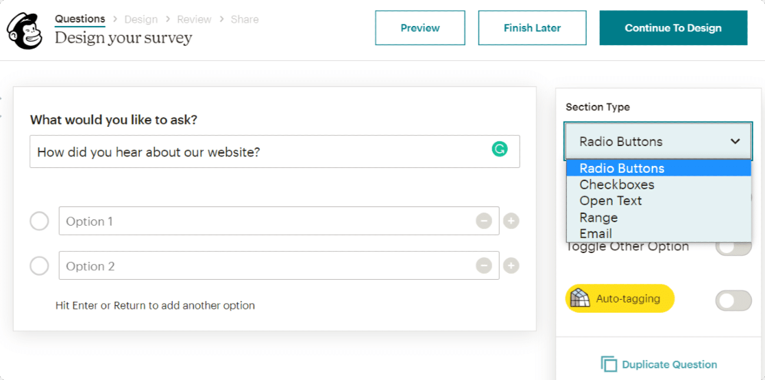 creating-survey-with-mailchimp