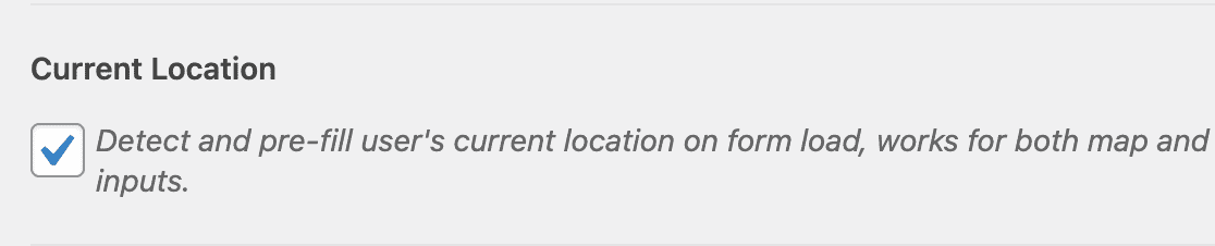 Enabling location detection for the WPForms Geolocation addon