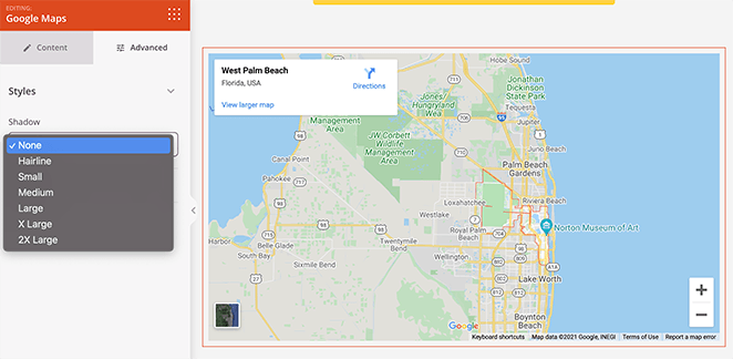 Seedprod Google Map Features 