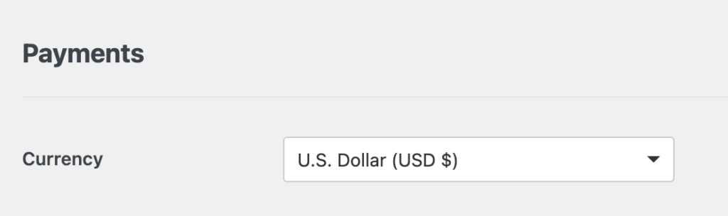 wpforms-currency-setting - WPForms Select currency