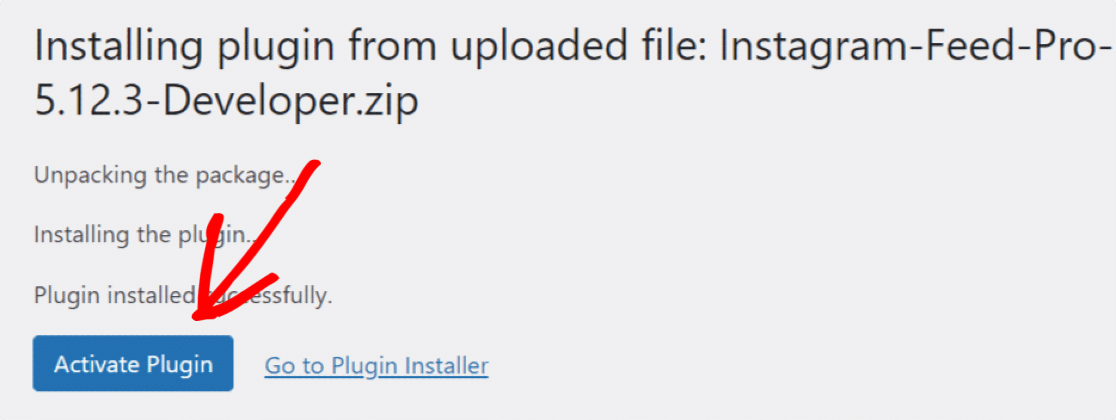 install Instagram Feed Pro plugin