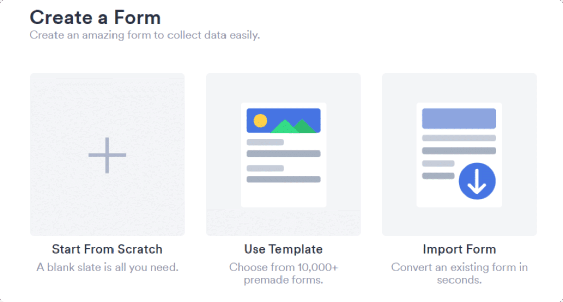 jotform options