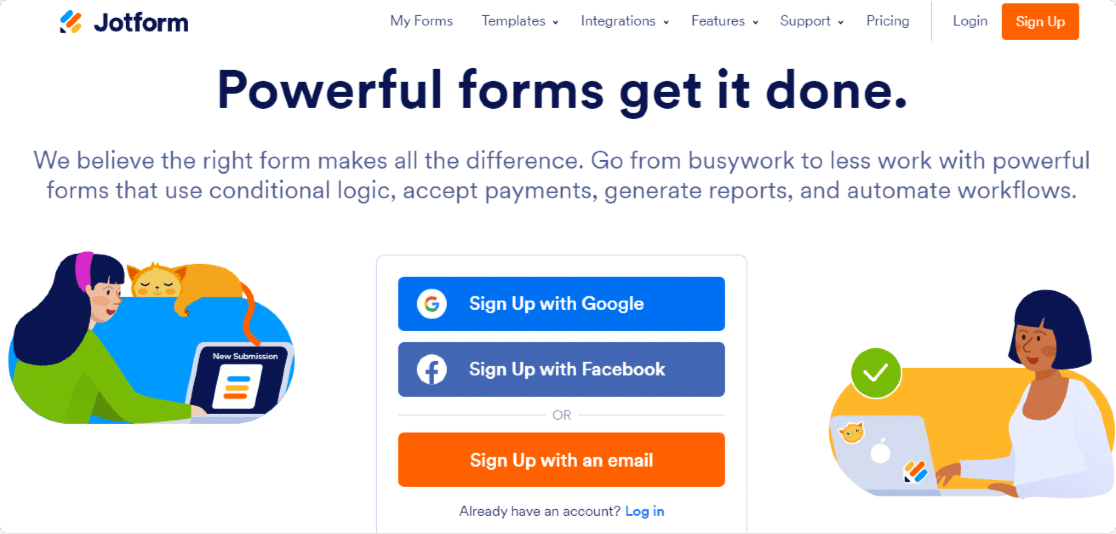 Jotform features