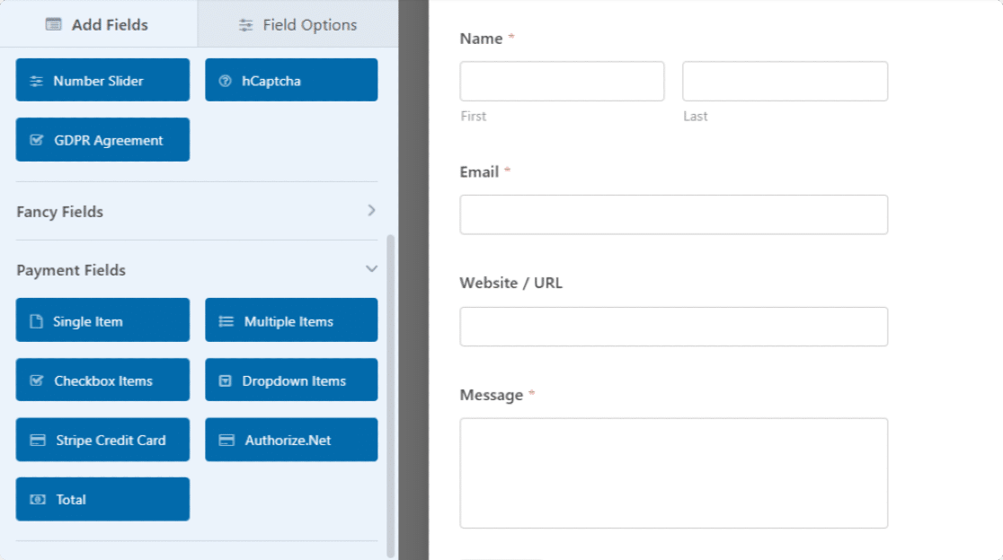 customize simple contact form