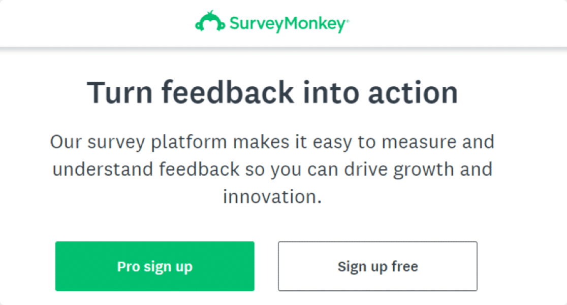 surveymonkey features