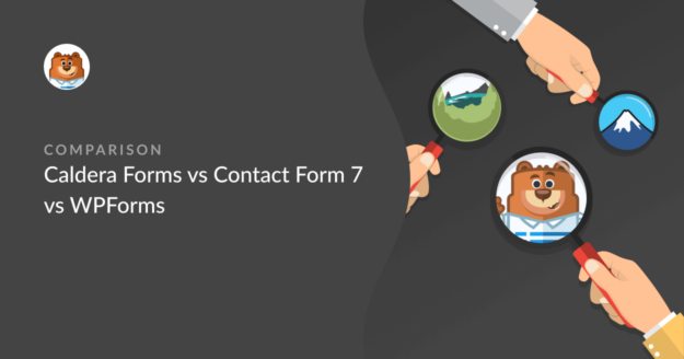 caldera forms vs contact form 7 vs wpforms