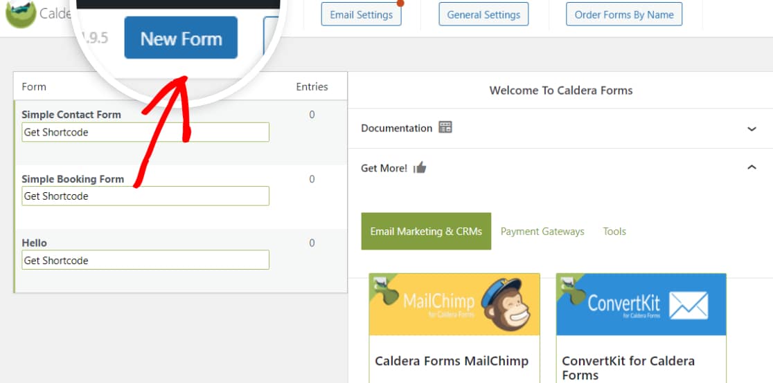 caldera forms vs ninja forms vs wpforms form builder interface caldera forms