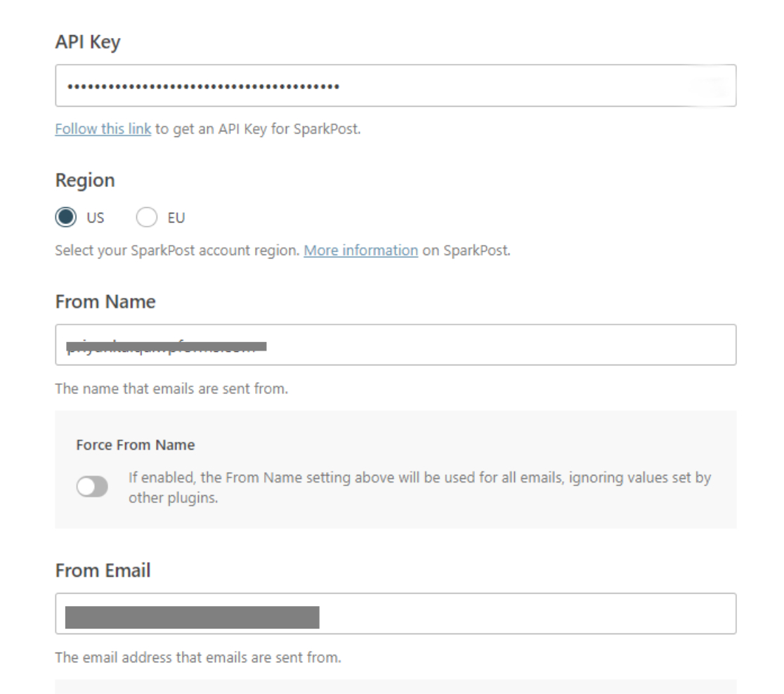 configure sparkpost mailer