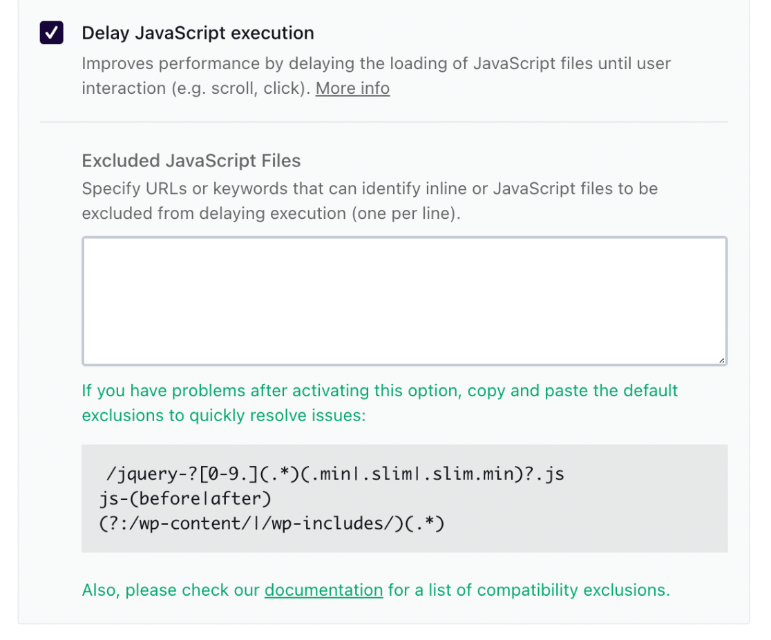 Delay JS execution section