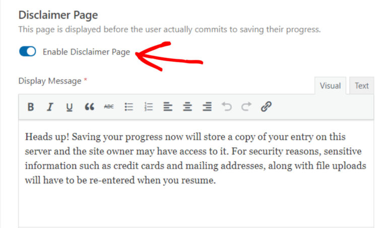 How to Save Progress on a WordPress Form [Step by Step]