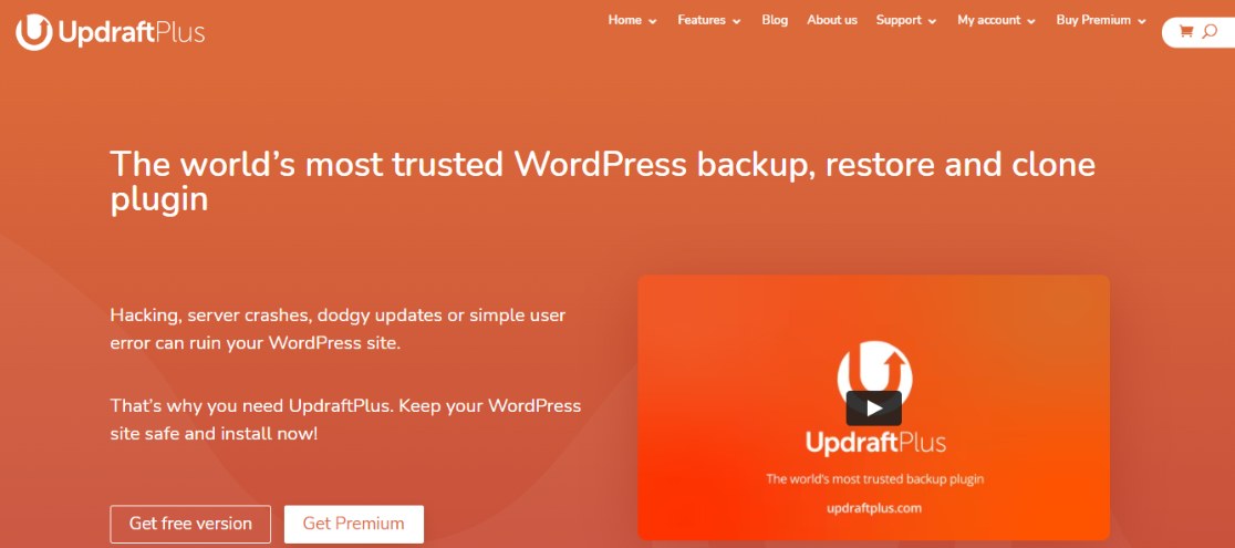 updraft plus to automate your wordpress site backup