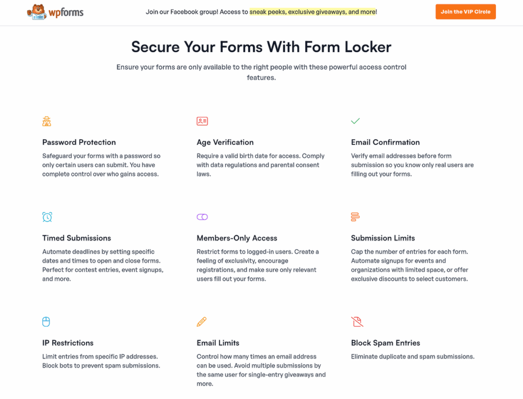 form locker addon wpforms