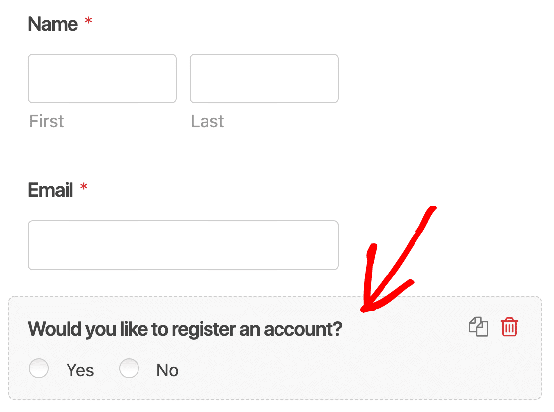 Optional account registration