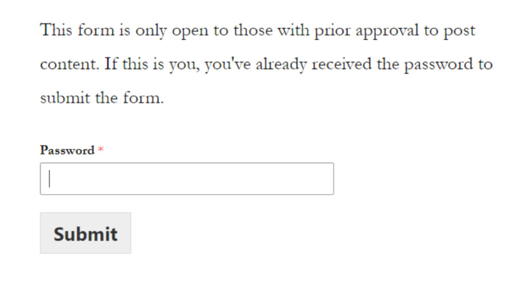 How to Make a Password Protected Form in WordPress (Step by Step)