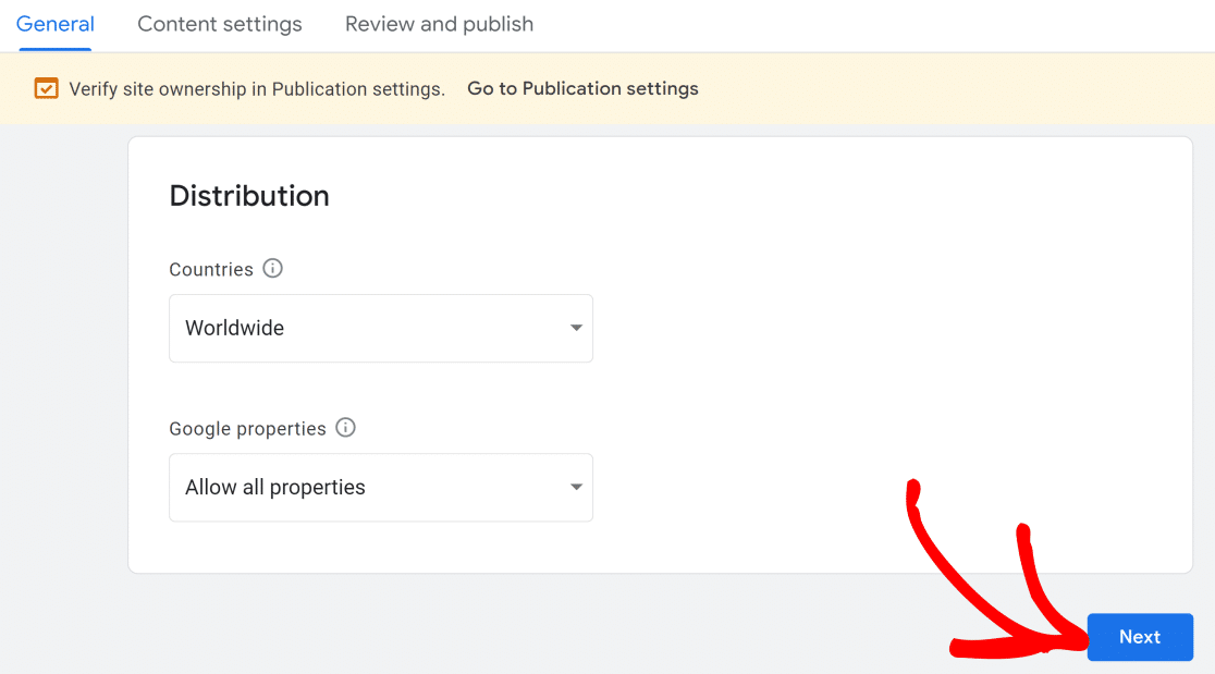 Google News Settings