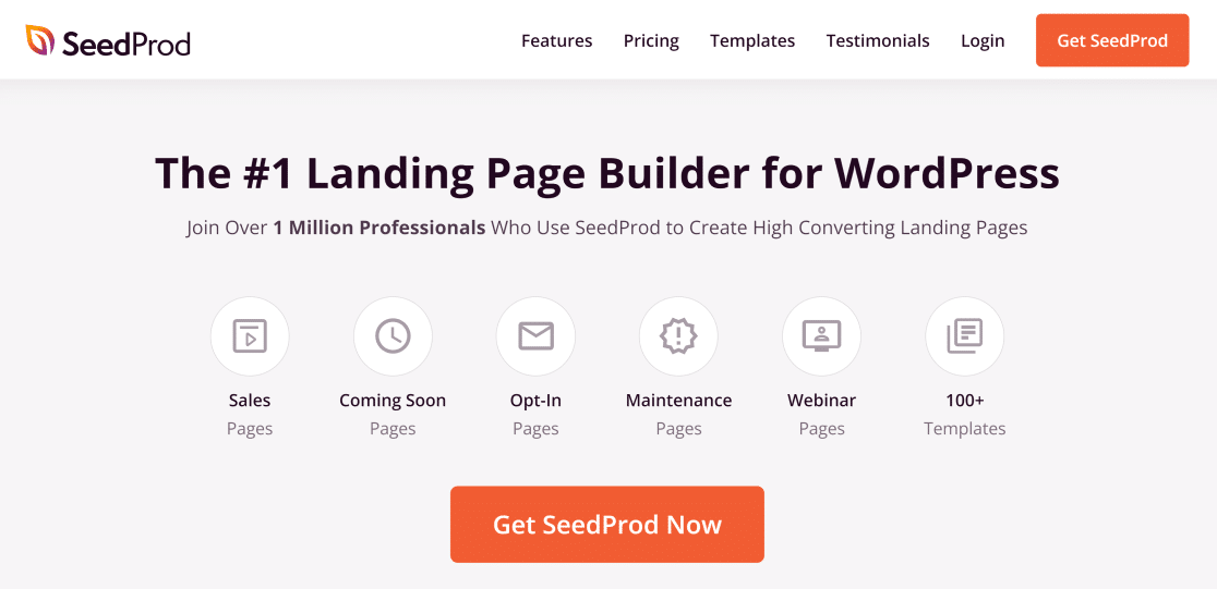 SeedProd homepage