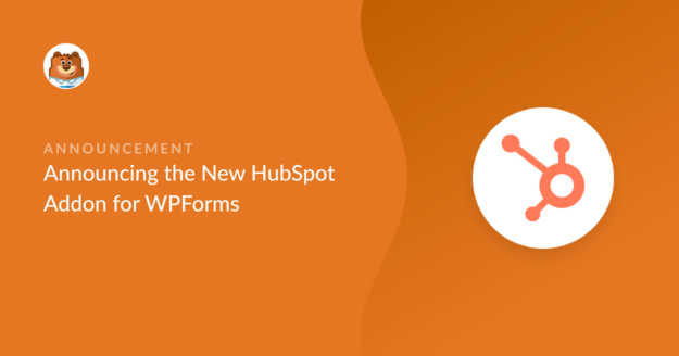 Announcing the new HubSpot addon for WPForms
