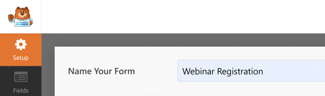 Form name webinar