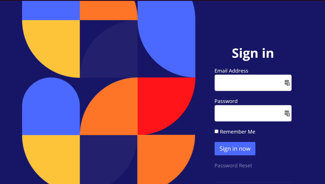 SeedProd login page example