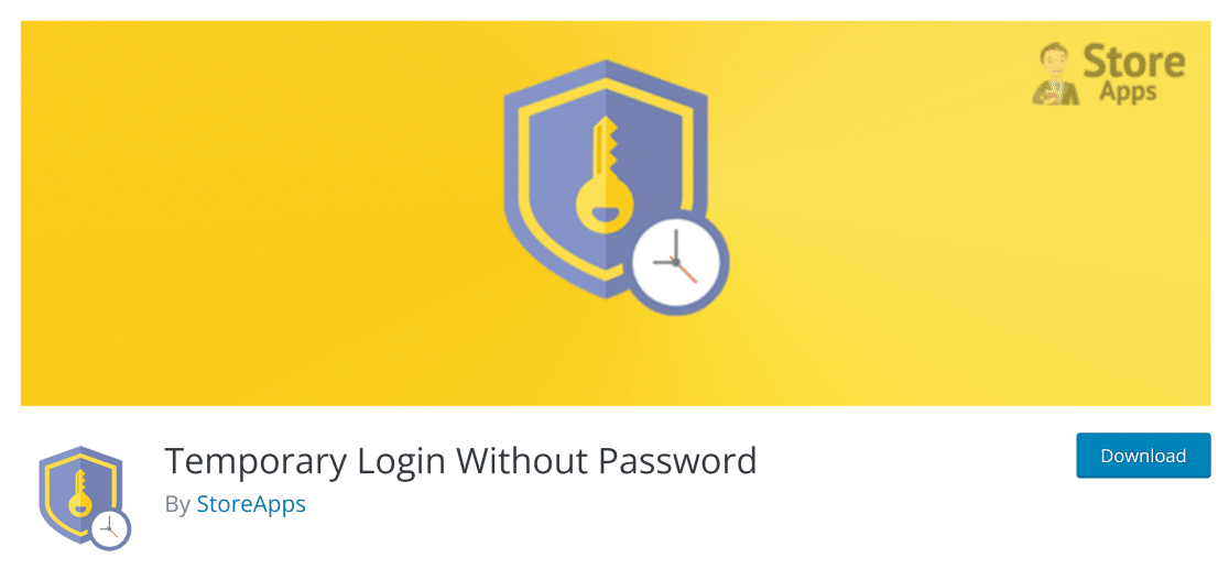 Temporary login without password