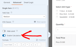 How to Change the Total Price Calculations With WPForms