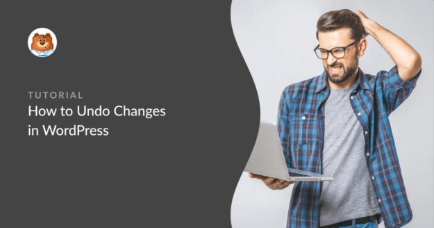 How to undo changes in WordPress