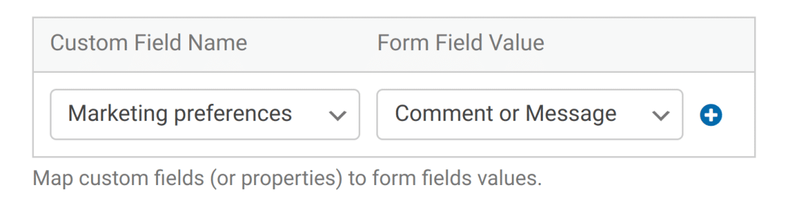 Map MailerLite and WPForms fields