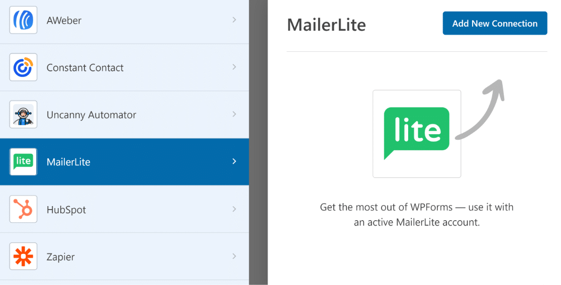 MailerLite-WPForms connection