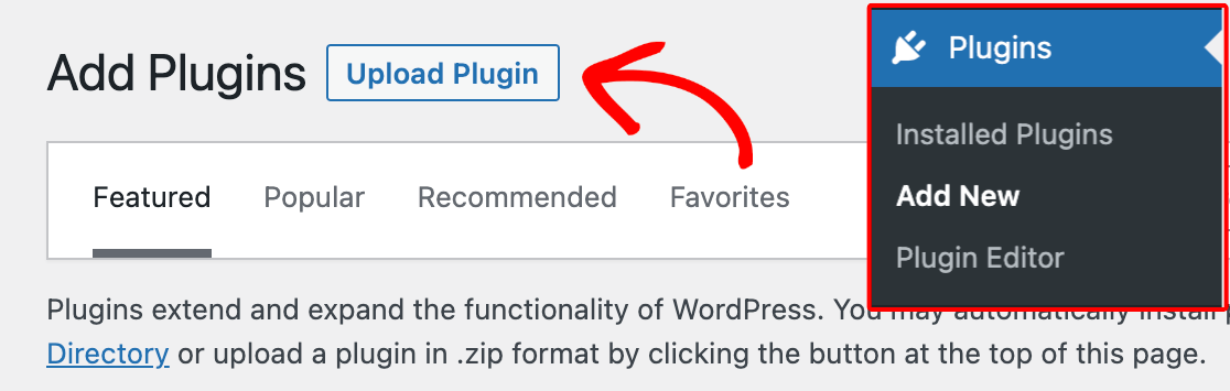 Add new plugin button