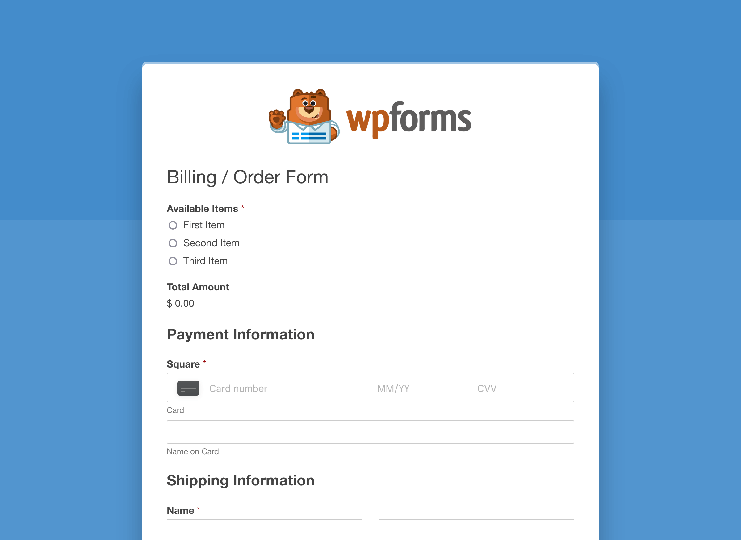 Add Square Payments to WordPress