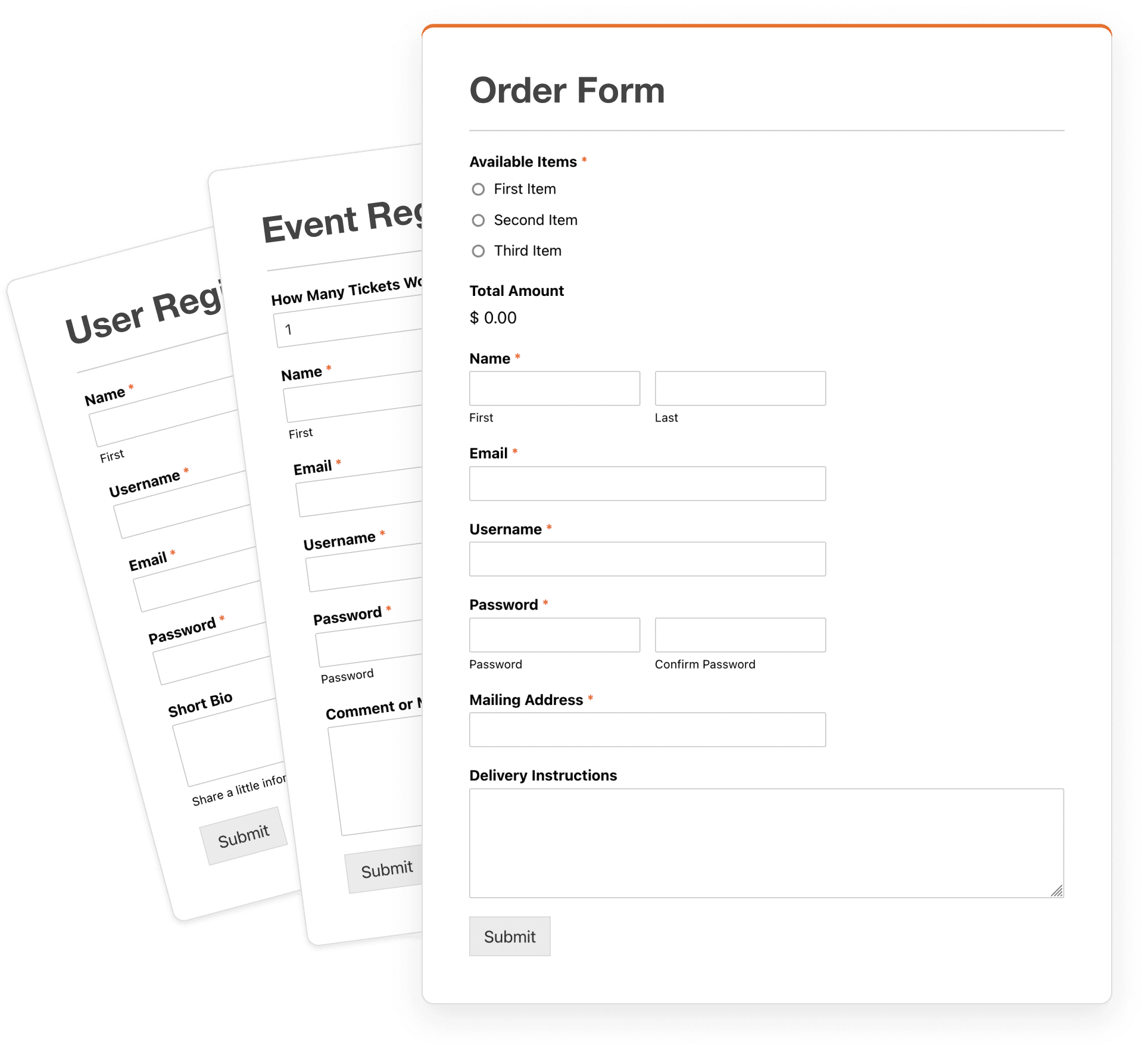 Product Registration Page