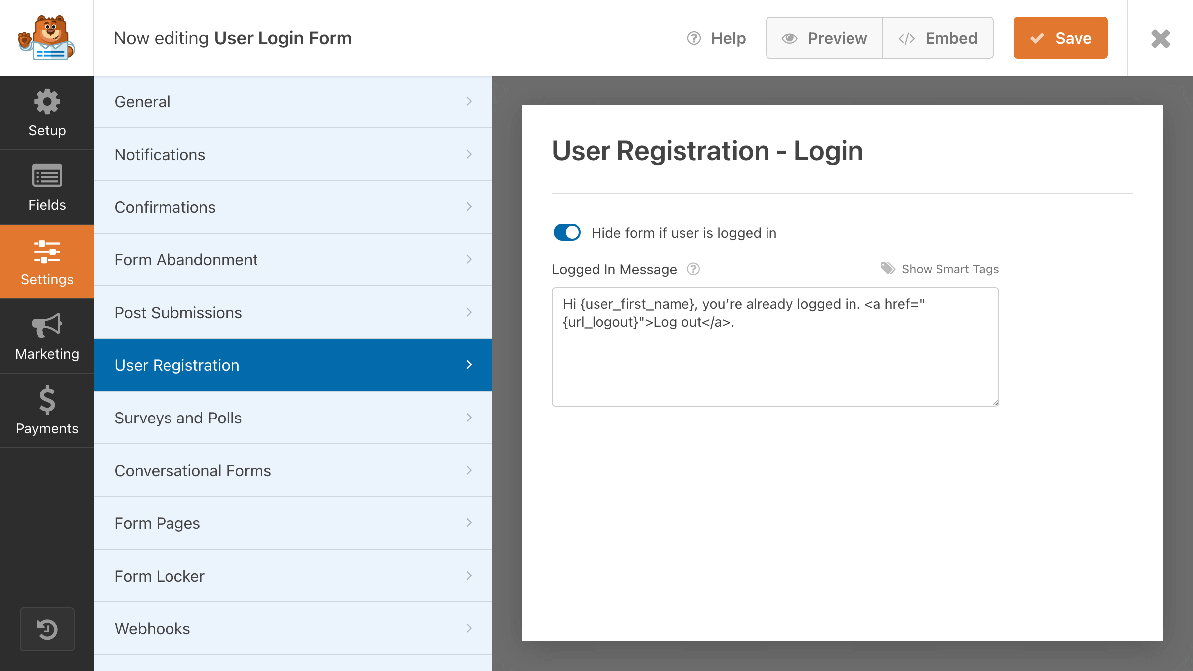 User Registration Form Screenshot 2