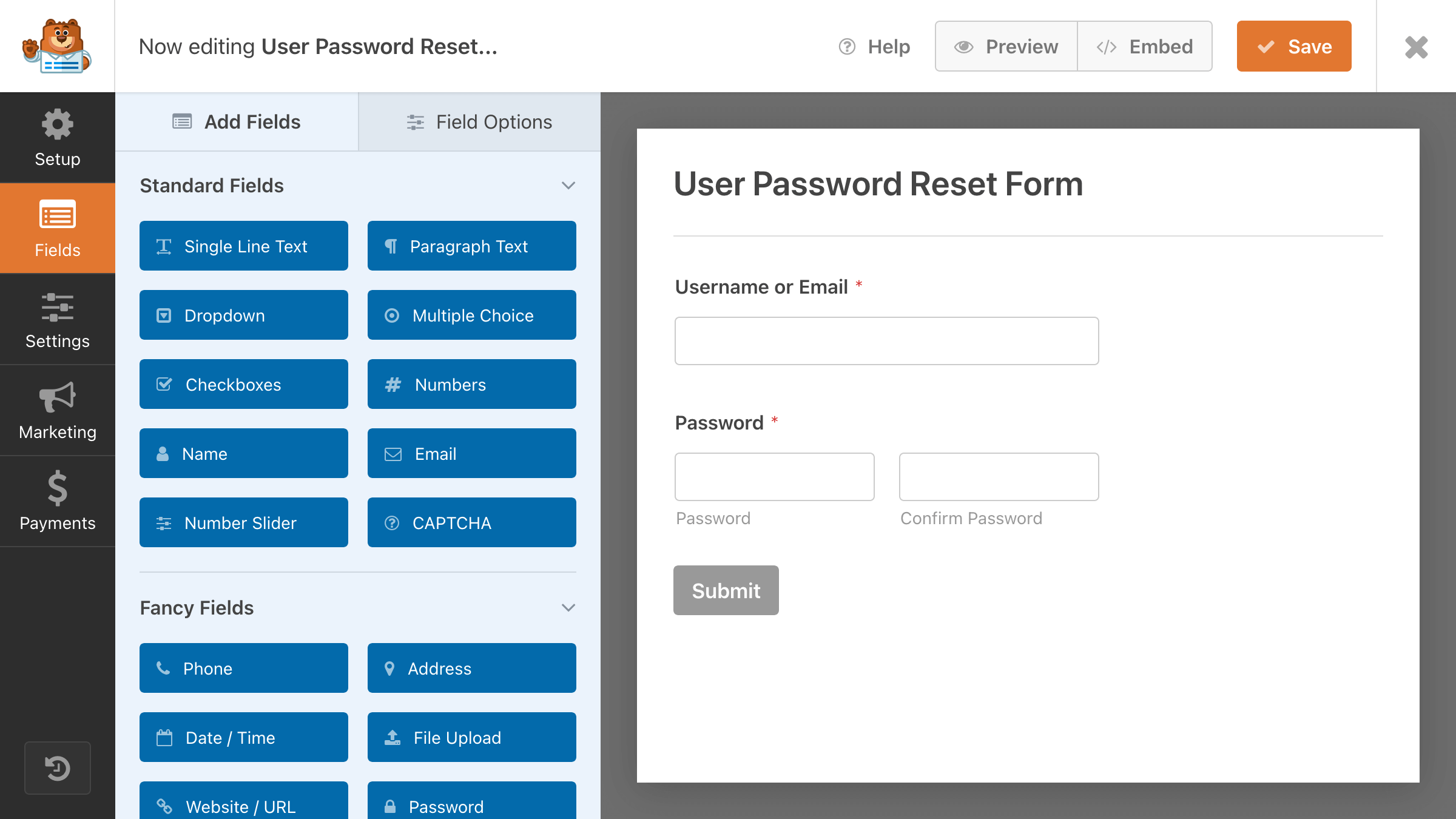 User Registration Form Screenshot 3