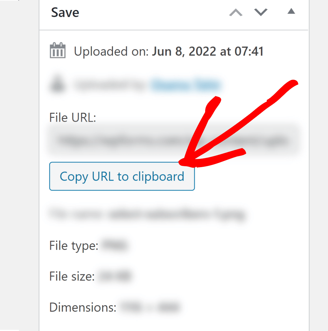 copy file url