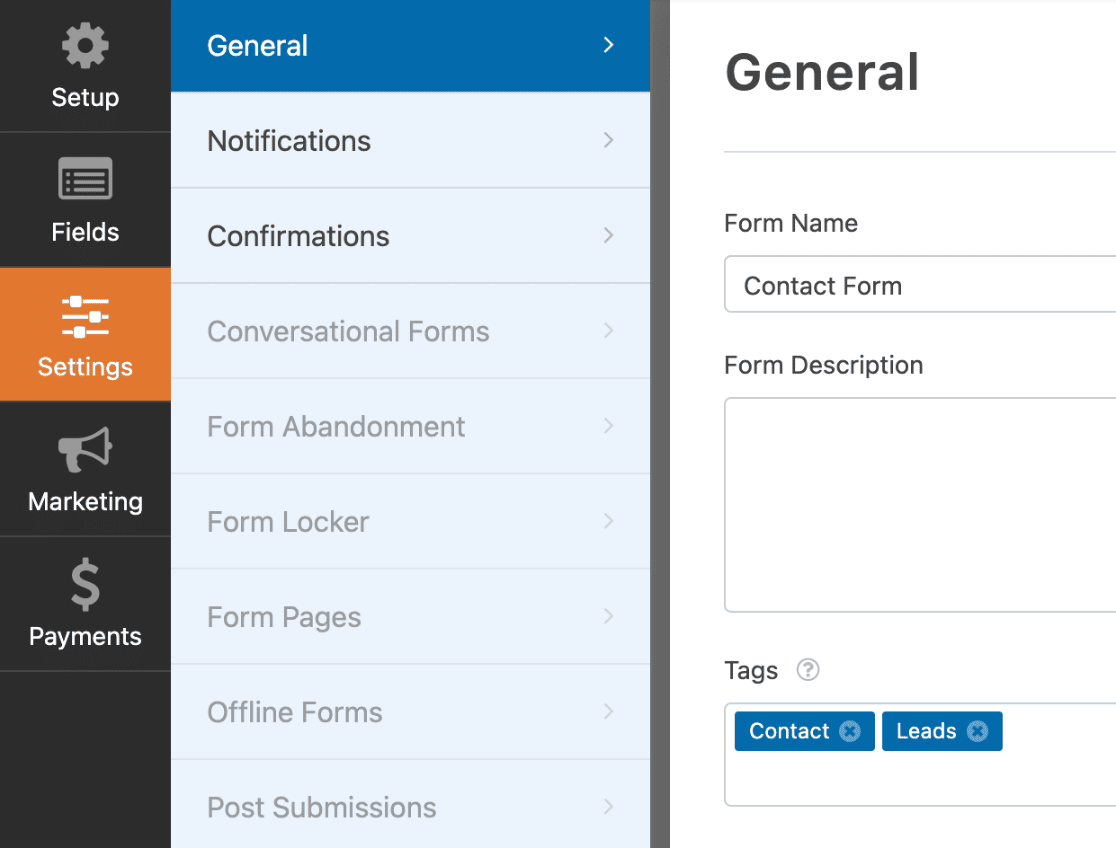 form-builder-general-settings
