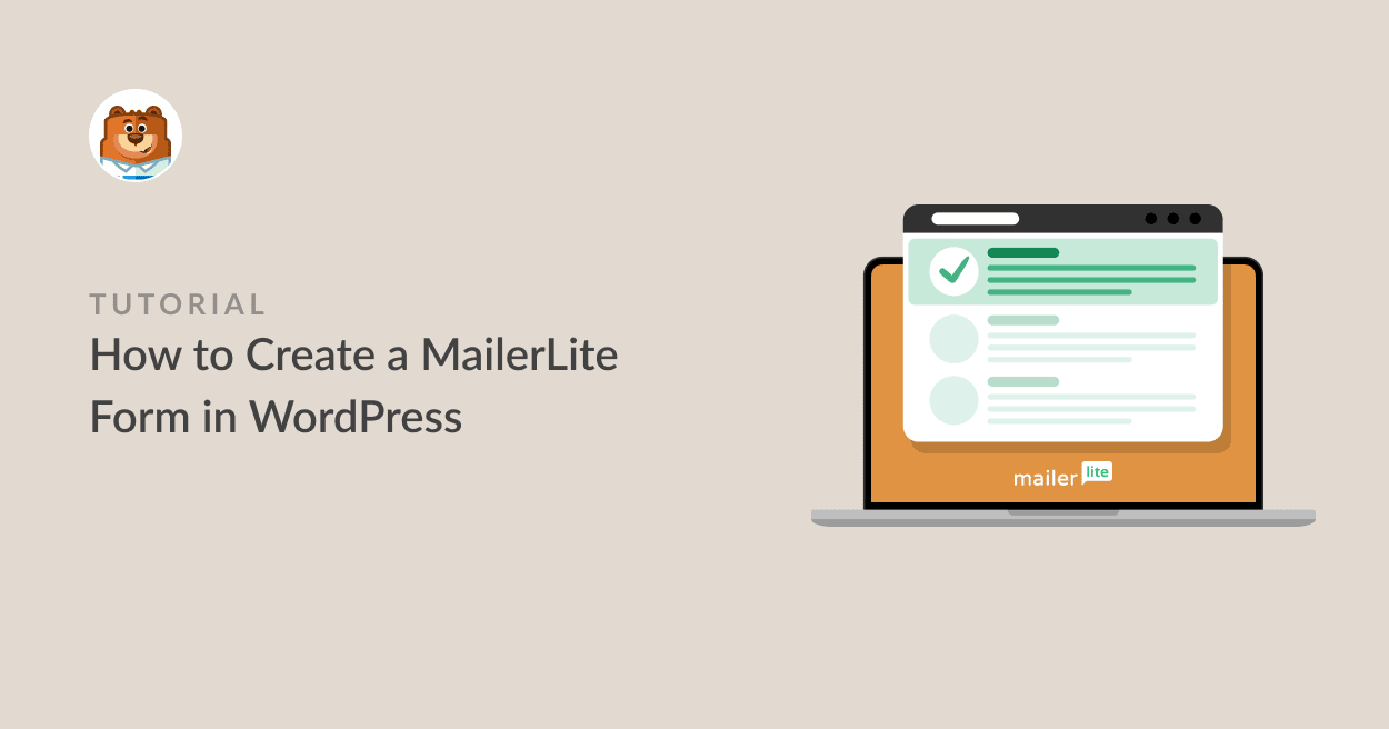 como criar um formulário mailerlite no wordpress