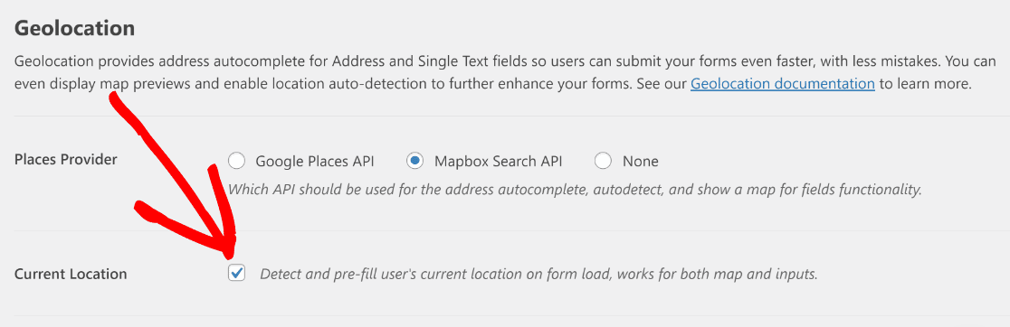 Prefill settings enabled