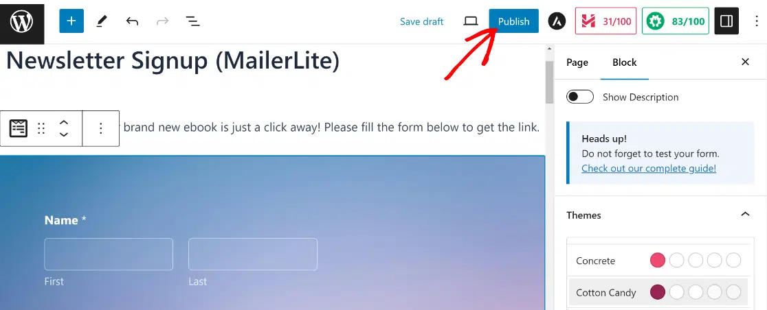 Publish