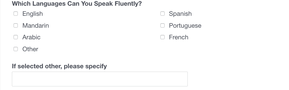 Language Demographic Question