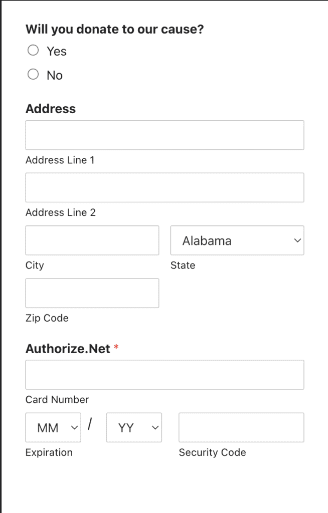 How to Customize the Authorize.net Credit Card Field