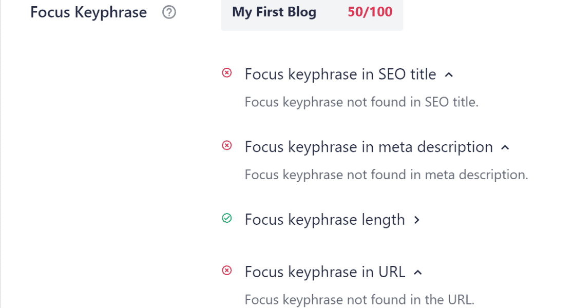 focus key phrase suggestions AIOSEO
