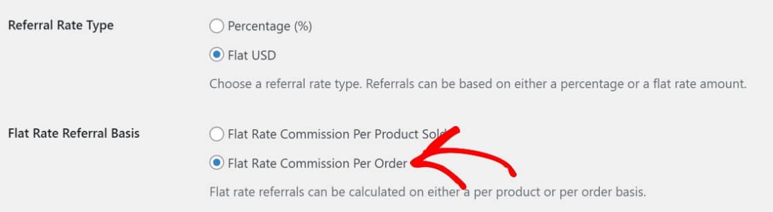 Flat rate referral