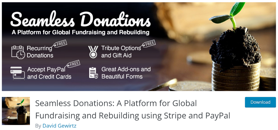 Seamless donations