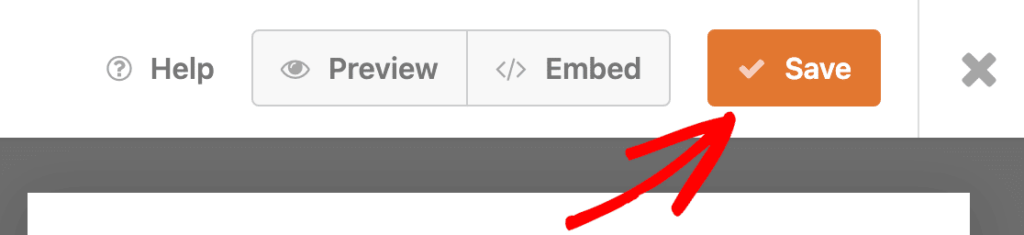 Save Button - WPForms Botão Guardar