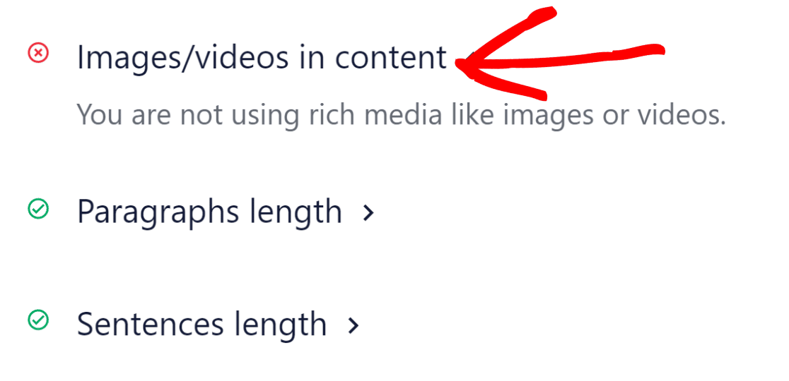 images in content
