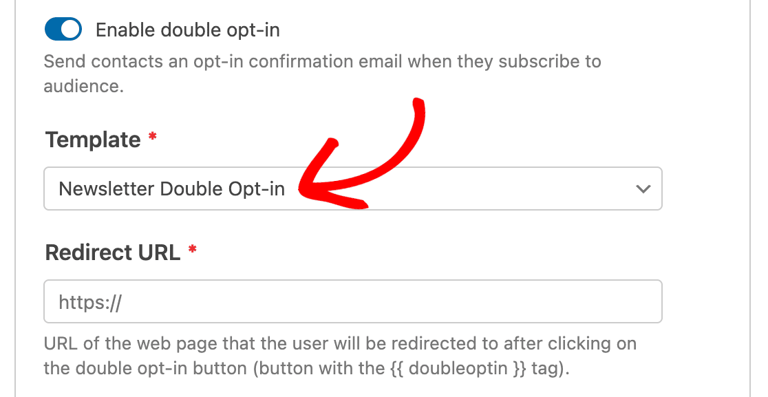 select-name-of-double-opt-in-email-template